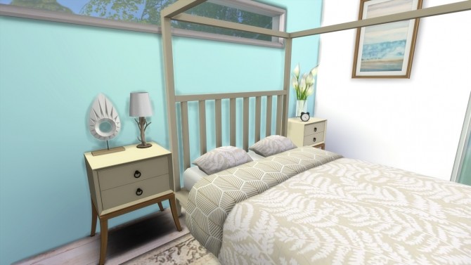 Sims 4 Beach House Bedroom at MODELSIMS4