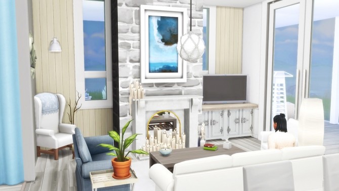 Sims 4 Lakefront getway house at Harrie