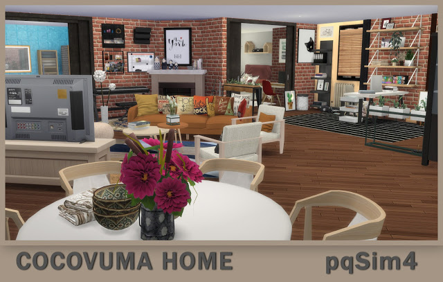 Sims 4 Cocovuma Home at pqSims4