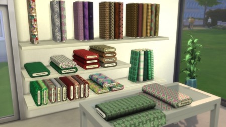 Conversion fabricbolts TS2 quiltshop by Cocomama at Mod The Sims
