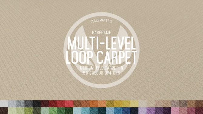 Sims 4 Multi Level Loop Carpet at Simsational Designs