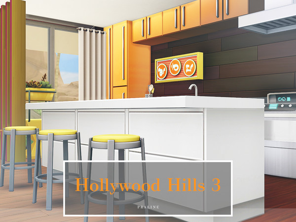 Sims 4 Hollywood Hills 3 house by Pralinesims at TSR