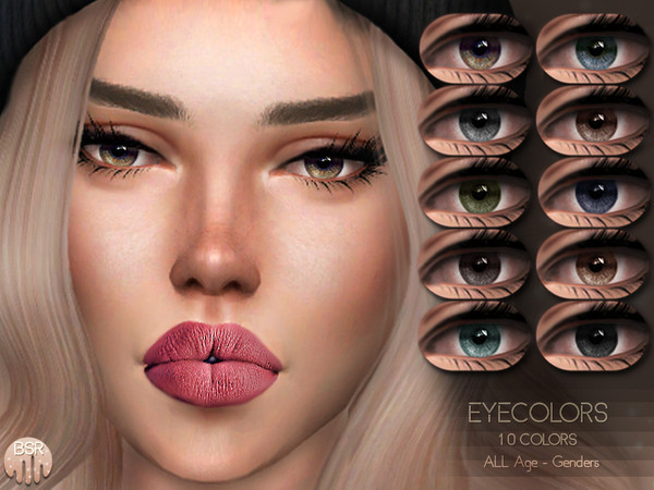 Sims 4 Eyecolors BES12 by busra tr at TSR