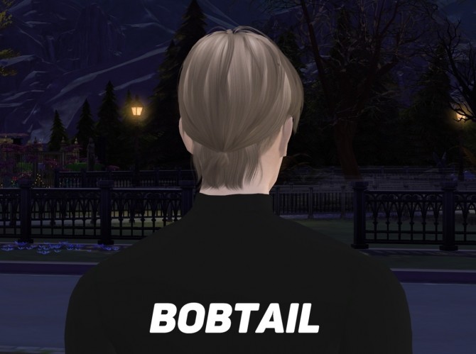 Sims 4 Untied Tails & Dorian Hair at EFFIE