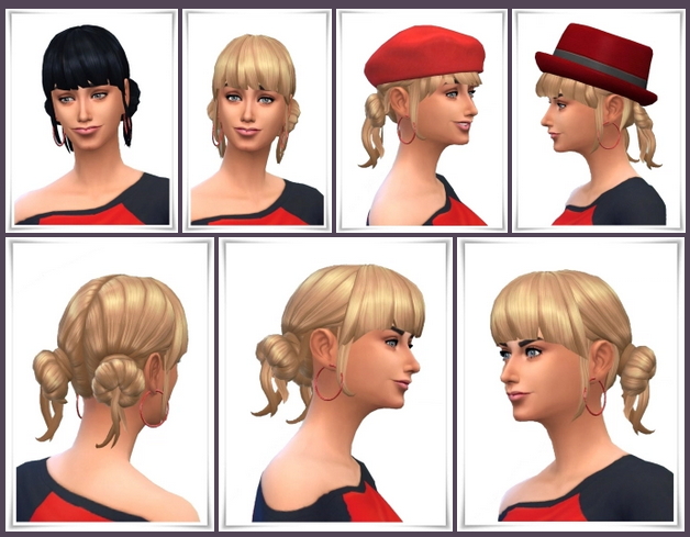 Paulines Low Buns At Birksches Sims Blog Sims 4 Updates