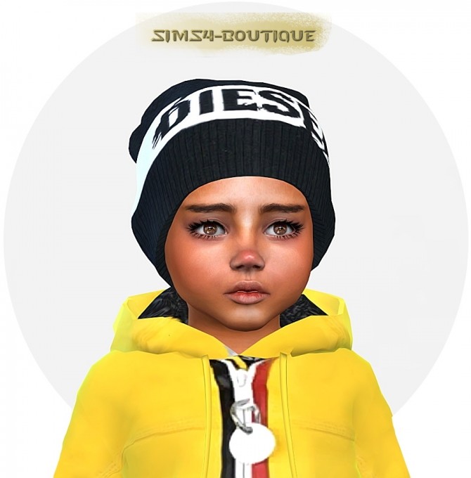 Sims 4 Jacket, beanie, jeans and sneakers T at Sims4 Boutique