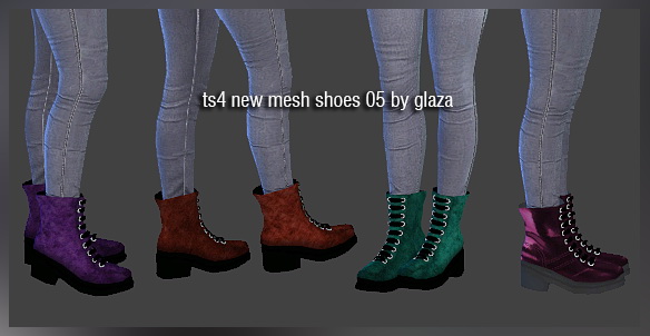 Shoes 05 at All by Glaza » Sims 4 Updates