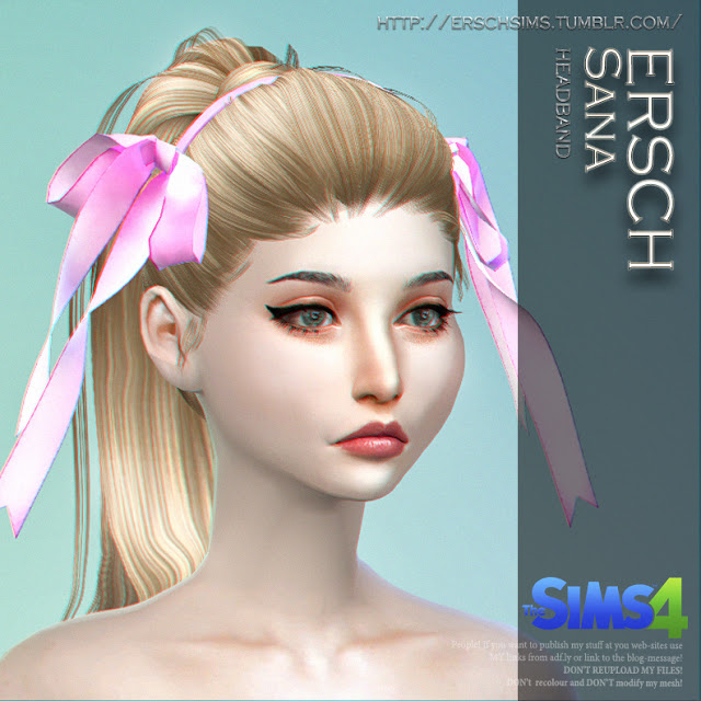 Sims 4 Sana Headband at ErSch Sims