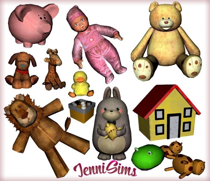 Sims 4 Kids Clutter 11 Items at Jenni Sims