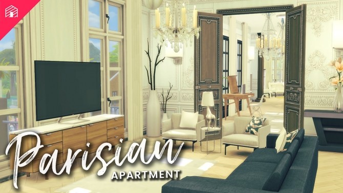 Sims 4 Parisian apartment at Harrie
