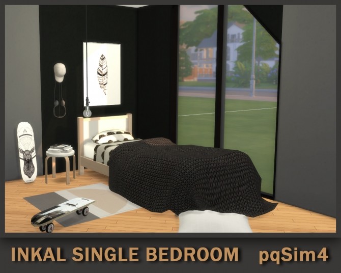 Sims 4 Inkal Single Bedroom at pqSims4