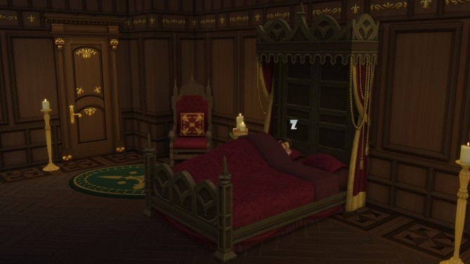 Sims 4 Vampire Bed Remake by TheJim07 at Mod The Sims