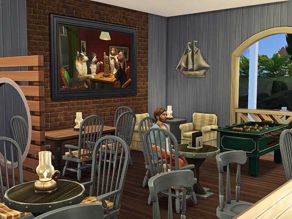 Sims 4 Seawise Motel by Xandralynn at TSR