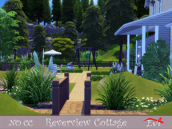 Sims 4 Reverview Cottage by evi at TSR