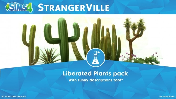 Sims 4 Strangerville Liberated Plants pack by jonnysousa at Mod The Sims