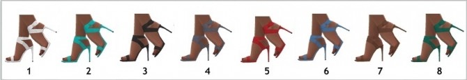 Sims 4 MADLEN’S ZIKEDIN SHOES RECOLOURS at Sims4Sue
