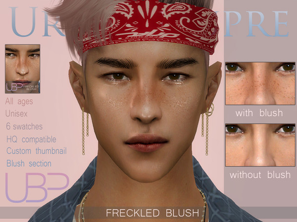 Sims 4 Freckled Blush by Urielbeaupre at TSR