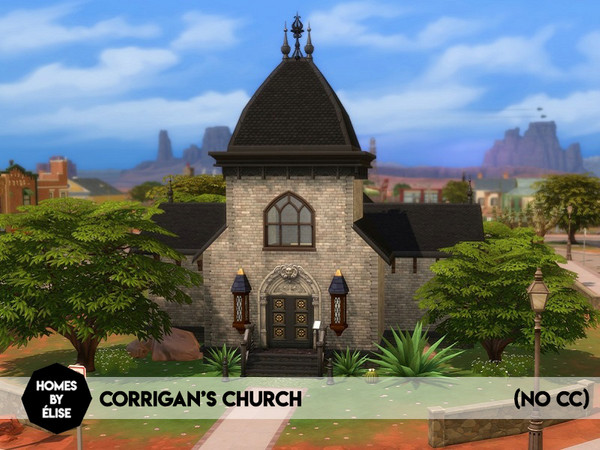 Sims 4 Corrigans Church by Homes by Elise at TSR
