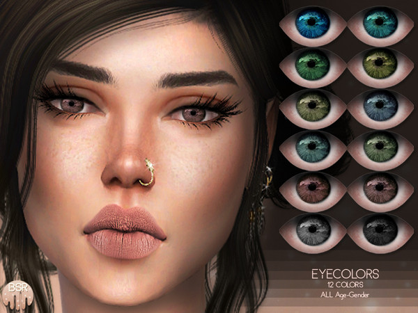 Sims 4 Eyecolors BES15 by busra tr at TSR