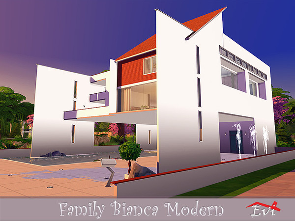 Sims 4 Family Bianca Moderna by evi at TSR