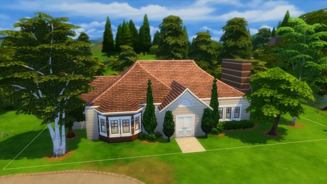 Sims 4 The decades challenge 1940s house by iSandor at Mod The Sims