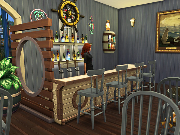 Sims 4 Seawise Motel by Xandralynn at TSR