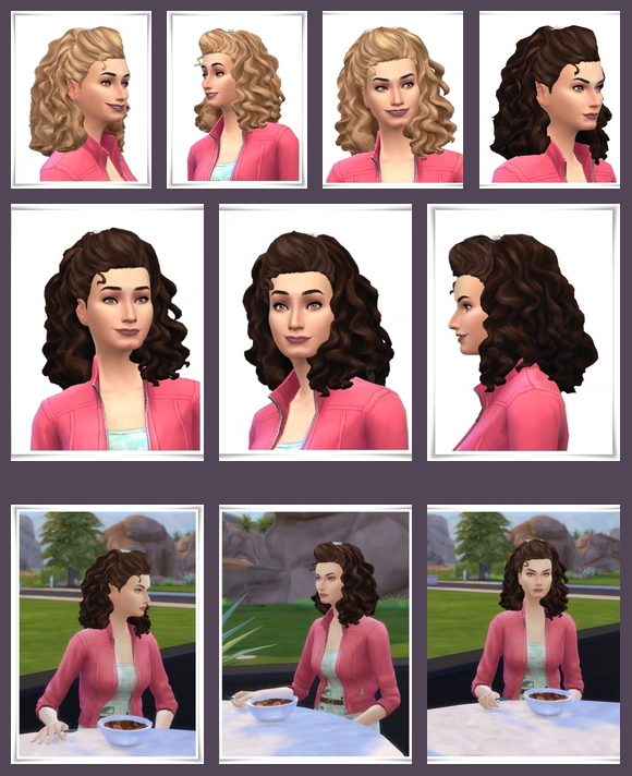 Sims 4 Curls with Hair Slide at Birksches Sims Blog