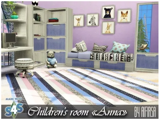 Sims 4 Anna kidsroom at Aifirsa