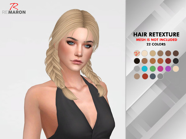 Sims 4 Julia Hair Retexture by remaron at TSR