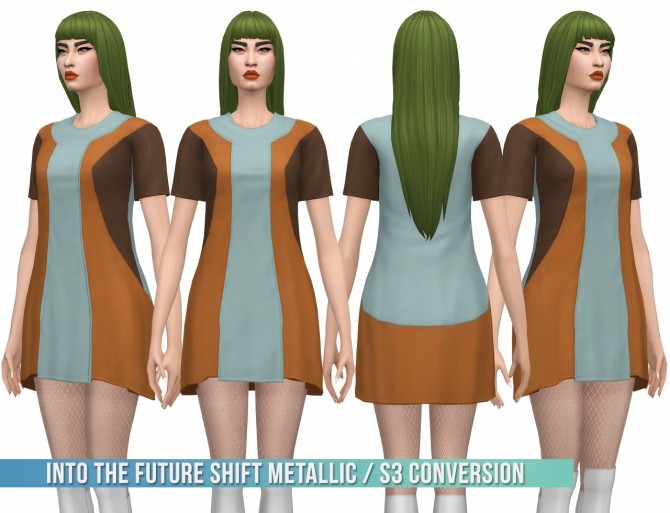 Sims 4 Into The Future Shift Metallic S3 Conversion at Busted Pixels