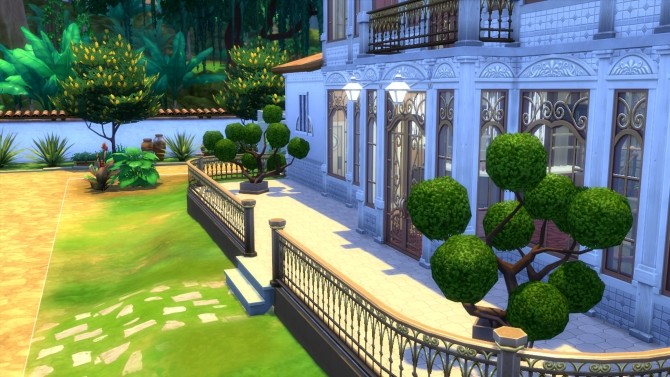 Sims 4 Grand Veneur restaurant by valbreizh at Mod The Sims
