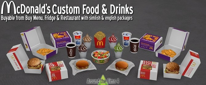 Sims 4 McDonalds fast food restaurant by Sandy at Around the Sims 4