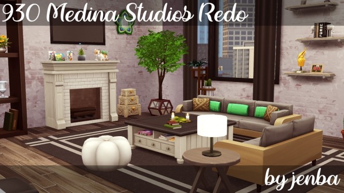 Sims 4 930 Medina Studios Redo at Jenba Sims