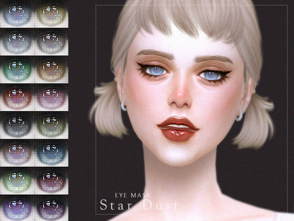 Sims 4 Star Dust Eye Mask by Screaming Mustard at TSR