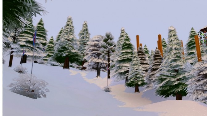 Sims 4 Winter Vacancy Domaine of Mont Rope Entry by tsukasa31 at Mod The Sims