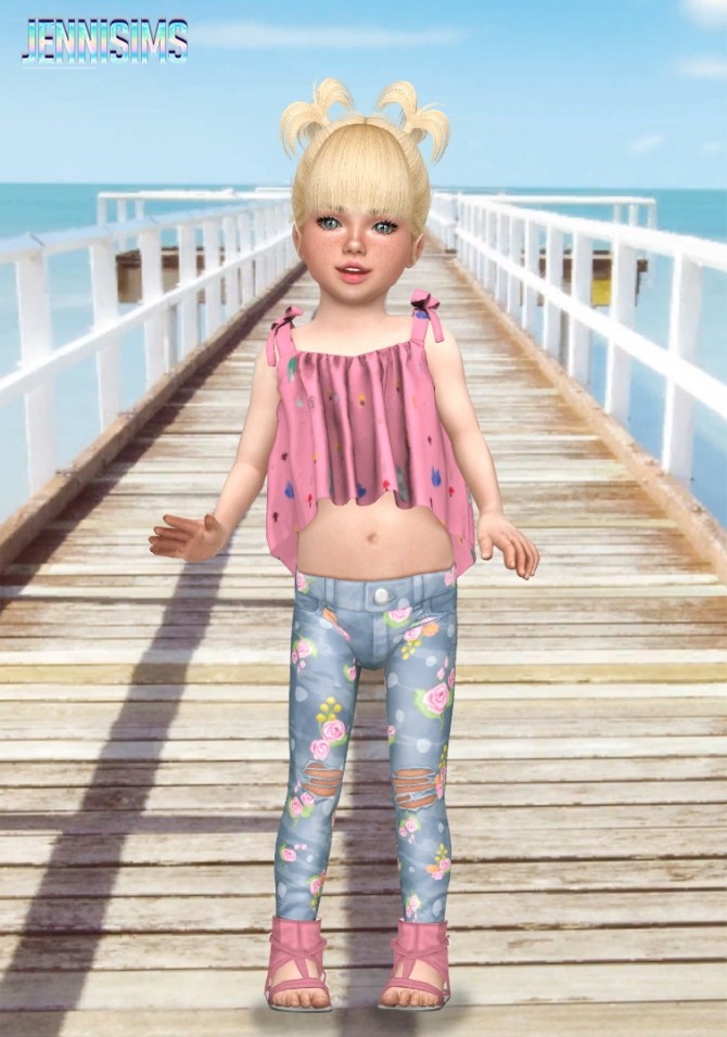 Sims 4 Set Conversions Skinny Jeans Toddlers at Jenni Sims