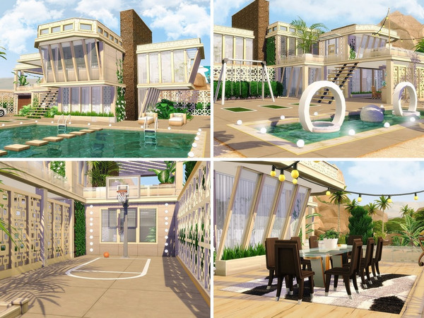 Sims 4 Oasis Estate 5 by MychQQQ at TSR