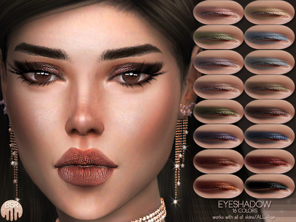 Sims 4 Eyeshadow BS07 by busra tr at TSR