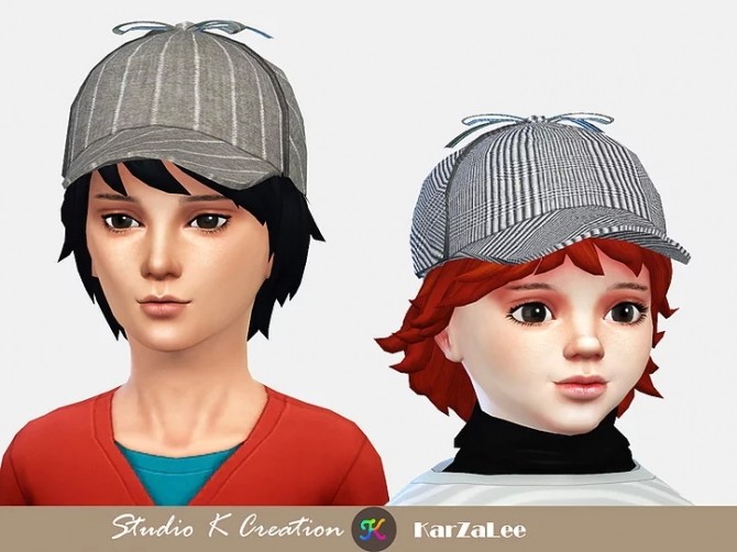 Sims 4 Detectives set magnifying glass & hat at Studio K Creation