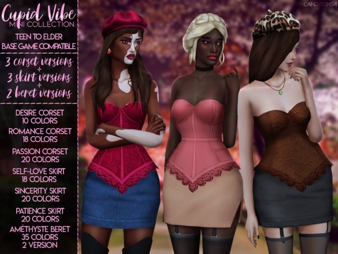 Sims 4 Cupid vibe mini collection at Candy Sims 4