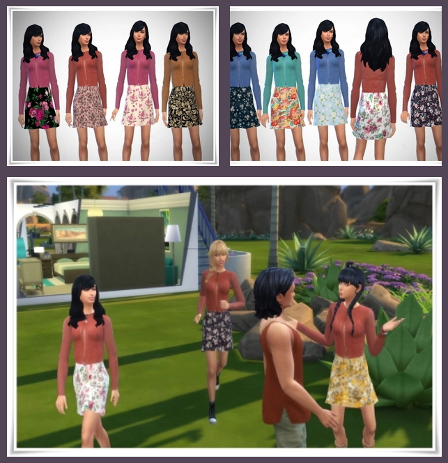 Sims 4 Colored Leather Dress at Birksches Sims Blog