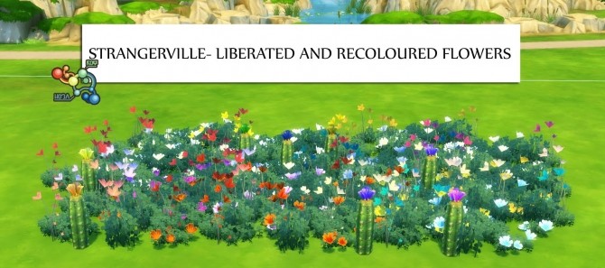 Sims 4 STRANGERVILLE LIBERATED FLOWERS RECOLOURED at Icemunmun