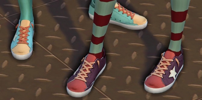 Sims 4 Starlord Golden Goose Sneakers Recolor Part 2 at Miss Ruby Bird