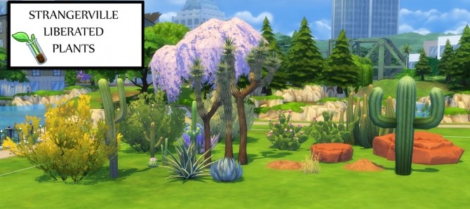 Sims 4 STRANGERVILLE LIBERATED PLANTS at Icemunmun