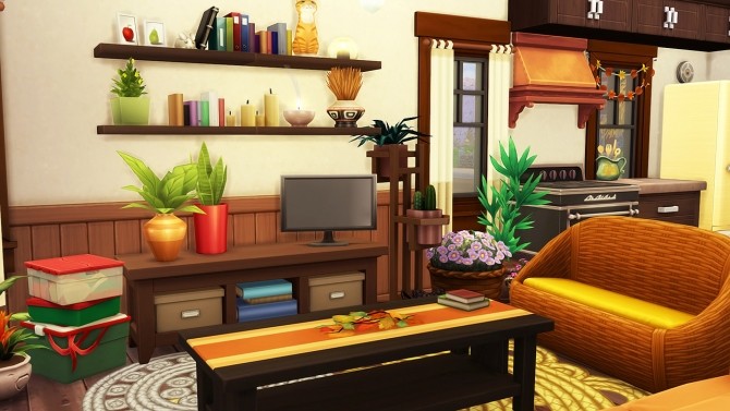 Sims 4 Rustic Autumnal Trailer at Aveline Sims