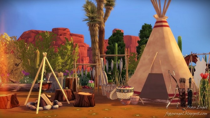 Sims 4 Native American Village at Frau Engel
