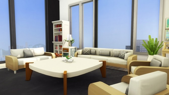 Sims 4 Scandinavian Apartment at Aveline Sims