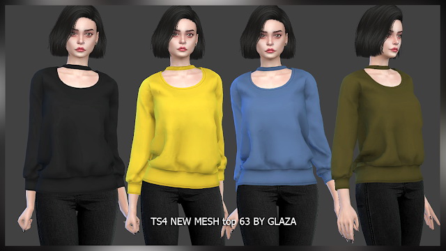 Sims 4 Top 63 at All by Glaza