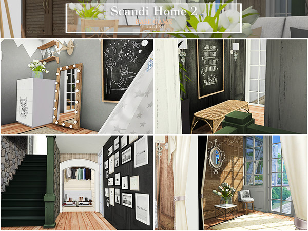 Sims 4 Scandi Home 2 by Pralinesims at TSR