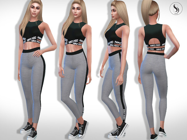 Sims 4 Fitness Outfit by Saliwa at TSR